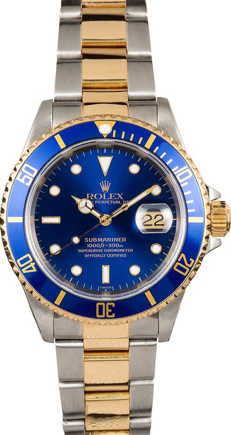 rolex.out of the blue|Rolex blue face submariner.